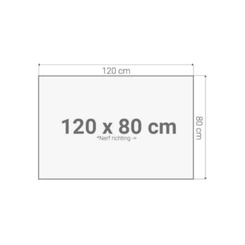 R128 Bureaublad nieuw 120x80cm diverse kleuren