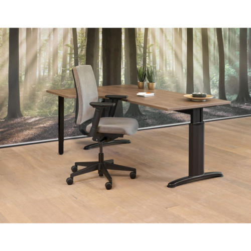 Hoekbureau '2T' links 160/80 x 120/60 cm