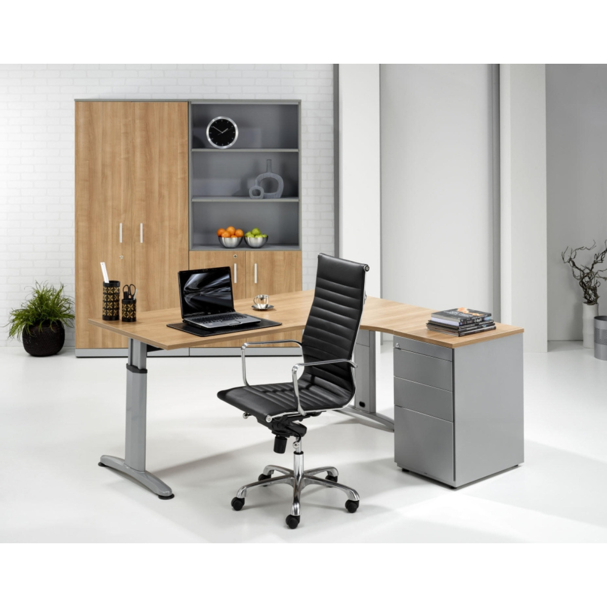 Hoekbureau '2T' rechts 160/80 x 120/60 cm - Afbeelding 3