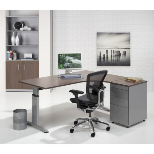 Hoekbureau '2T' rechts 160/80 x 120/60 cm - Afbeelding 4