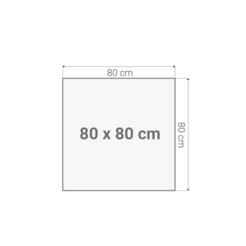 Recht Blad 80X80CM