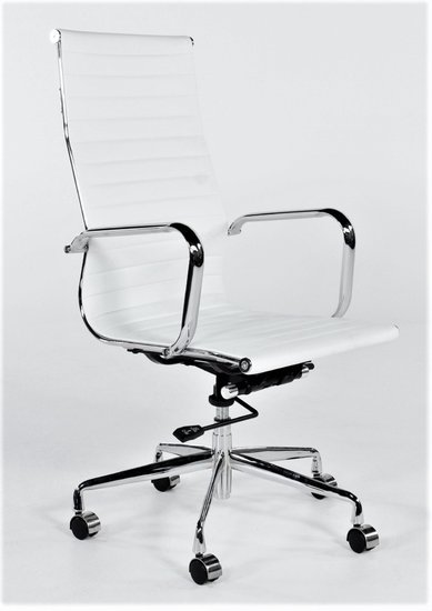 Assemblee van Cas luxe witte design bureaustoel 1 | Kantoormeubelen Nederland