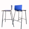 Barkruk blauw