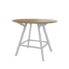 Bridge vergadertafel rond vaste hoogte 90 cm