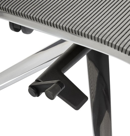 Design bureaustoel in antraciet mesh stoffering 4 | Kantoormeubelen Nederland