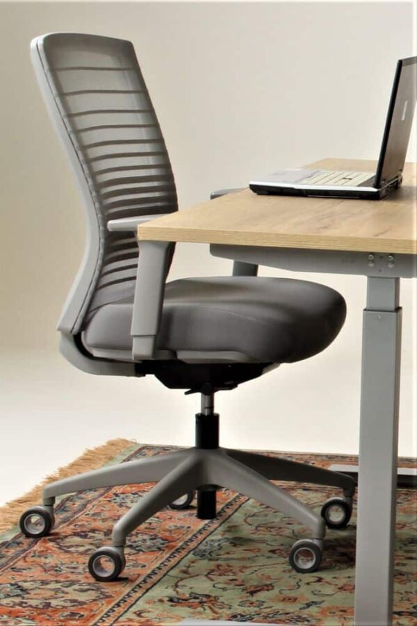 Ergonomische design bureaustoel grijs Airgo10532 16688 | Kantoormeubelen Nederland