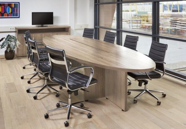 Manager ovale vergadertafel 420x138cm 3 | Kantoormeubelen Nederland