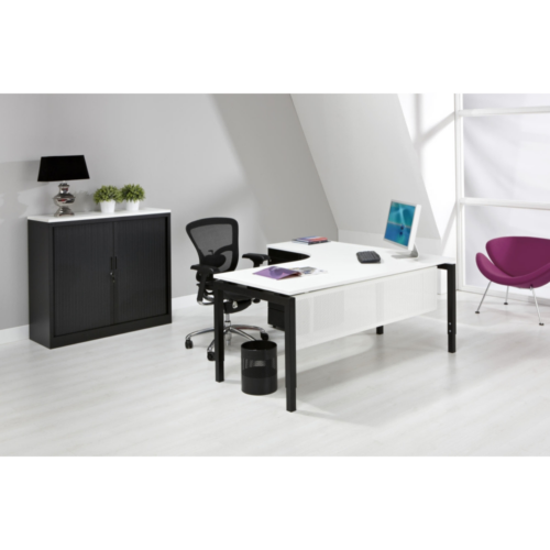 N serie hoek links 2 | Kantoormeubelen Nederland