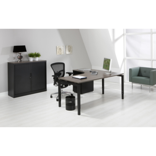 N serie hoek links 6 | Kantoormeubelen Nederland