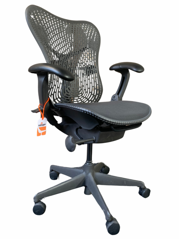 Herman Miller Mirra Graphite bureaustoel Refurbished - Afbeelding 2