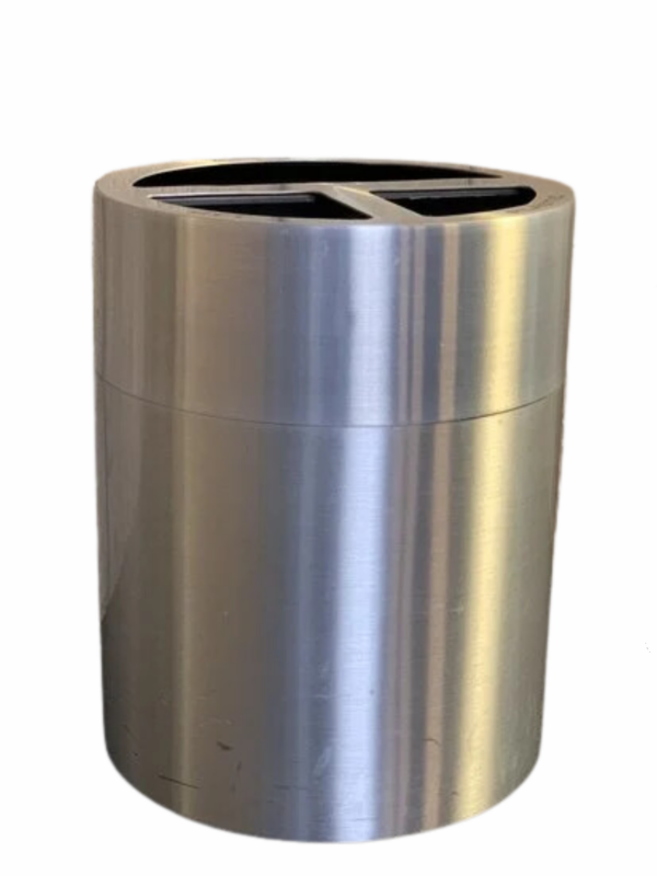 Prullenbak Geborsteld Aluminium - Afbeelding 4