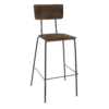 RV5 barkruk vintage hout KMNL Office