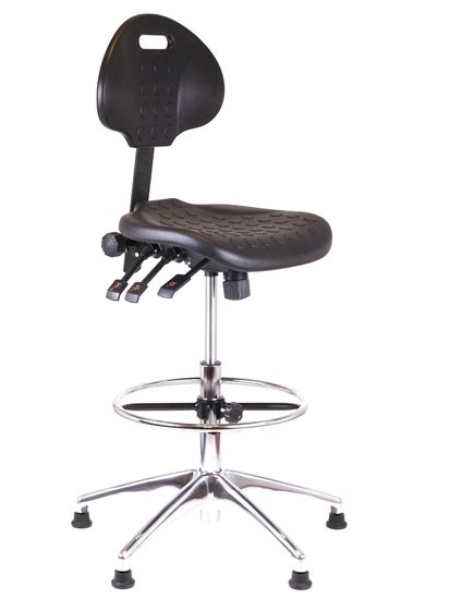 Werkstoel Ergonomic Cathedra 3440 PU hoog model 1 | Kantoormeubelen Nederland