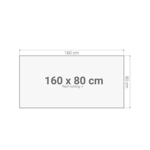 R168 Bureaublad nieuw 160x80cm diverse kleuren