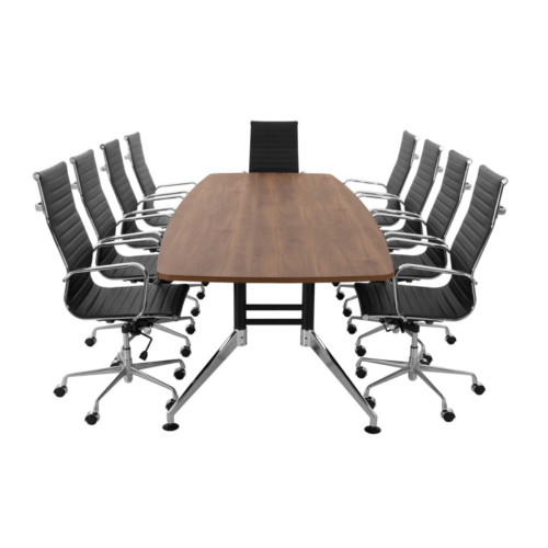 vergadertafel 320 x 120 cognac dsign