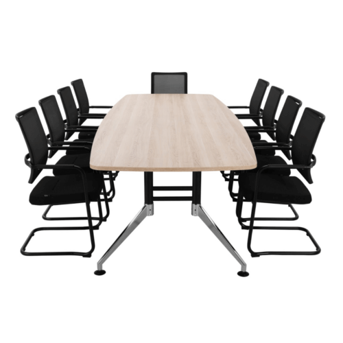 vergadertafel 320 x 120 scandinavisch dsign