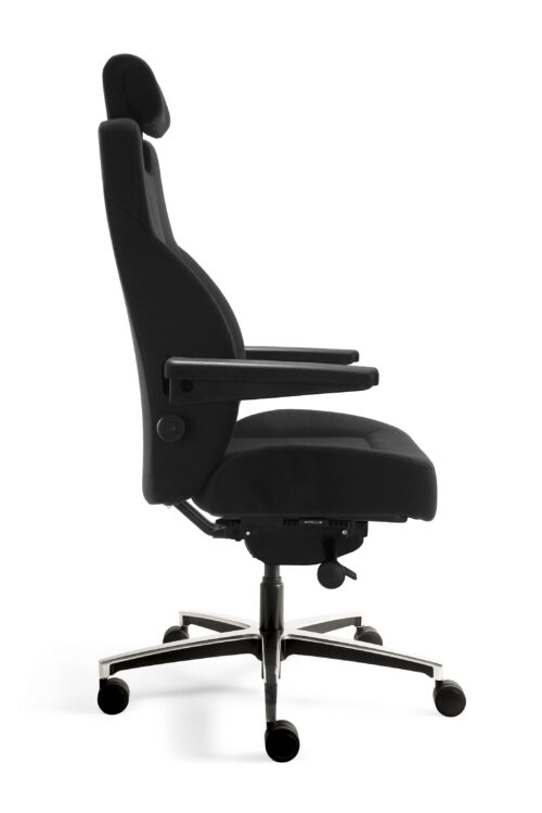 B10 24uurs bureaustoel met opklapbare armleggers 3 | Kantoormeubelen Nederland