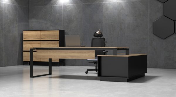 KMNL Office Cube directie bureau 224x180cm - Afbeelding 3