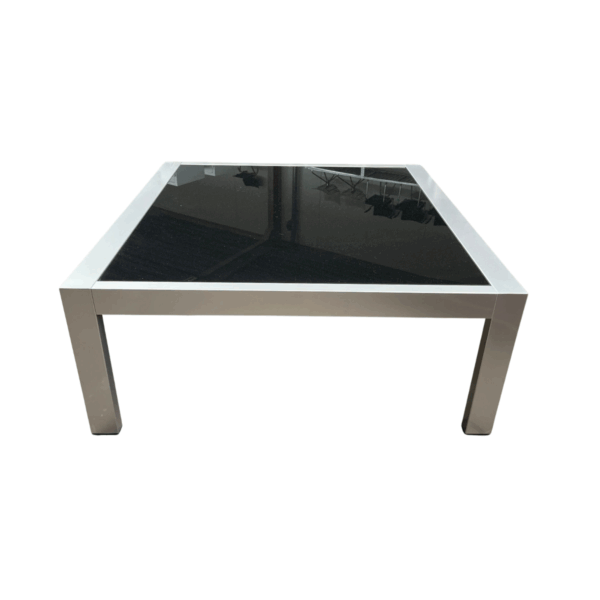 bijzettafel grijs en zwart
