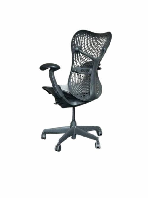Herman Miller Mirra type 1 bureaustoel graphite grijs 6 | Kantoormeubelen Nederland