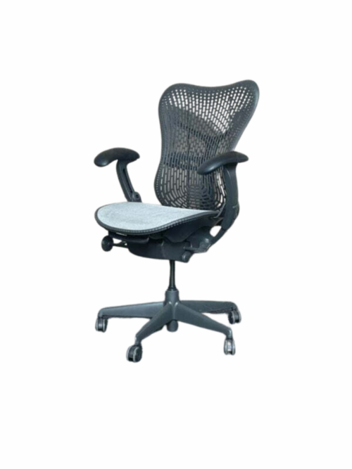 Herman Miller Mirra type 1 bureaustoel graphite grijs 7 | Kantoormeubelen Nederland