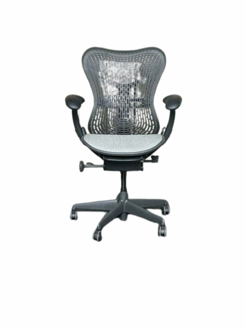 Herman Miller Mirra type 1 bureaustoel graphite grijs 8 | Kantoormeubelen Nederland