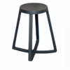 Feld Monarchy design kruk zwart hoog