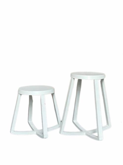 Feld Monarchy design kruk wit hoog | Kantoormeubelen Nederland