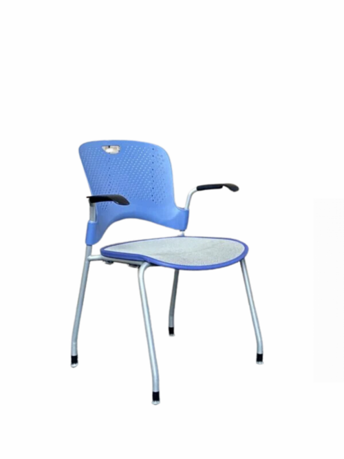 Herman Miller Caper vergaderstoel blauw 2 | Kantoormeubelen Nederland