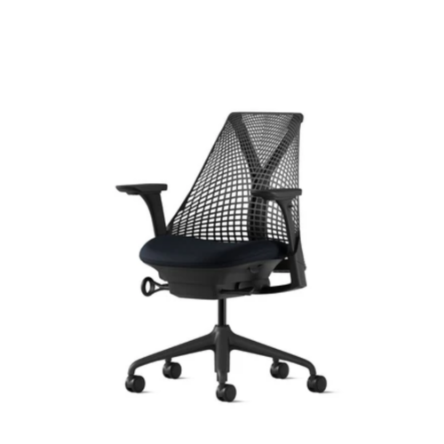 Herman Miller Sayl Bureaustoel Zwart Gestoffeerd Nieuw