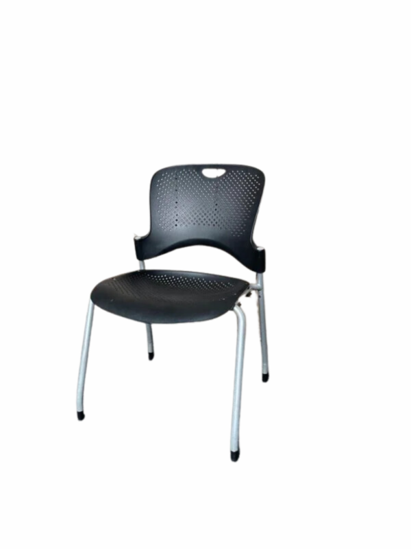 Herman Miller caper kantinestoel zwart zonder armleggers