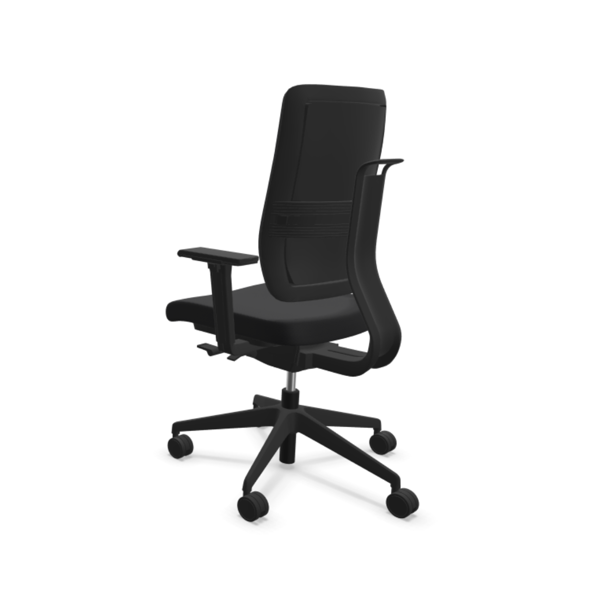 Viasit Toleo actie Bureaustoel NPR gestoffeerd achterzijde