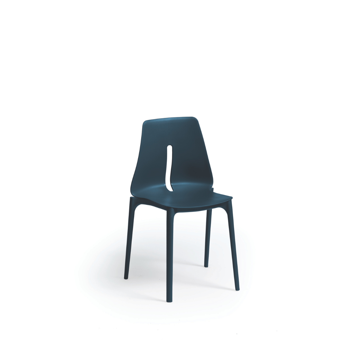 Oblong kantinestoel / terrasstoel in diverse kleuren