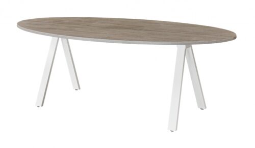 Design vergadertafel met V poot 11 | Kantoormeubelen Nederland