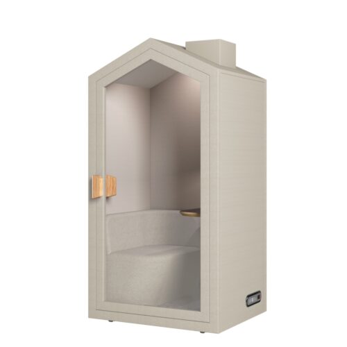 Akoestische Silent box zand gemeleerd | Kantoormeubelen Nederland