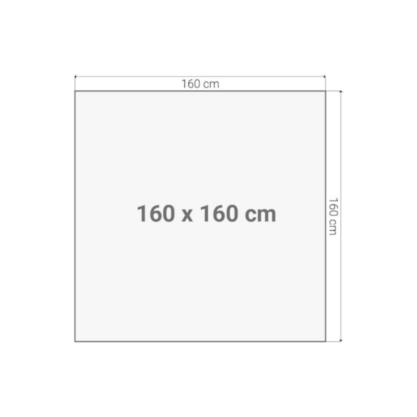 Vergadertafel blad 160x160cm