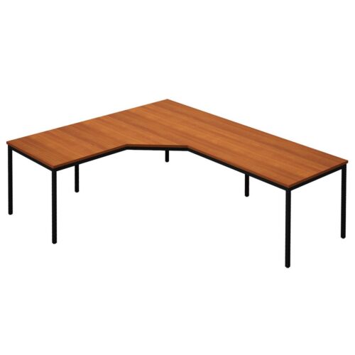 80877 Computerwerkplek Zwart Noten 1920x1920 | Kantoormeubelen Nederland