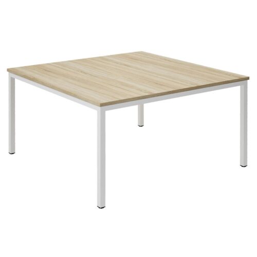 81237 Standaard Kantinetafel Wit Sonoma Eiken 1920x1920 | Kantoormeubelen Nederland