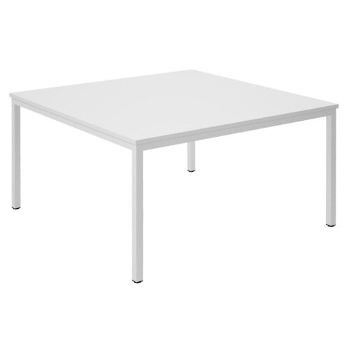 81237 Standaard Kantinetafel Wit Wit 1920x1920 | Kantoormeubelen Nederland