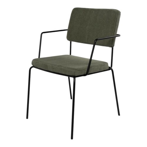 Mac Met Armleuningen Groen 1 | Kantoormeubelen Nederland