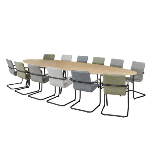 Real ellips vergadertafel