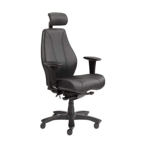 Raptor heavy duty 24uurs bureaustoel leder