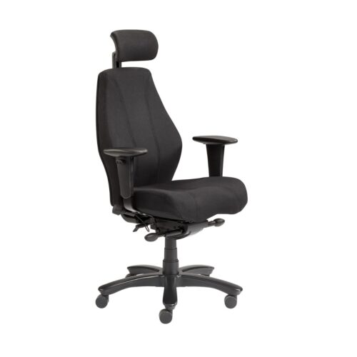 Raptor heavy duty 24uurs bureaustoel stof