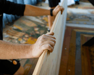 afwerking eikenhouten vergadertafel | Kantoormeubelen Nederland