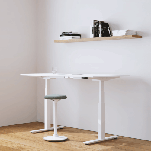 Eurodesk smartline zit_sta bureau wit bureablad