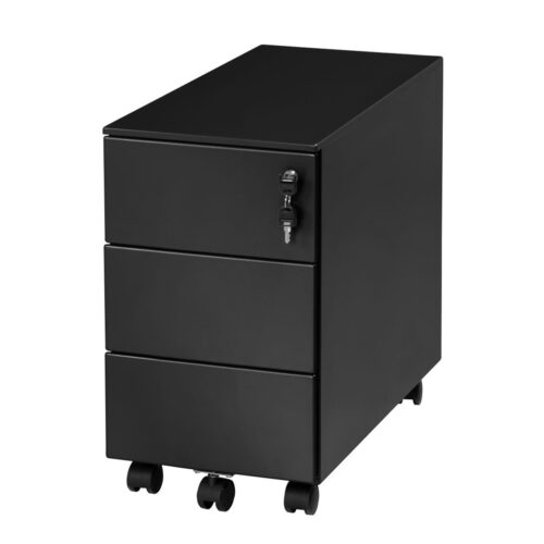 Smalle verrijdbare ladeblok met 3 laden