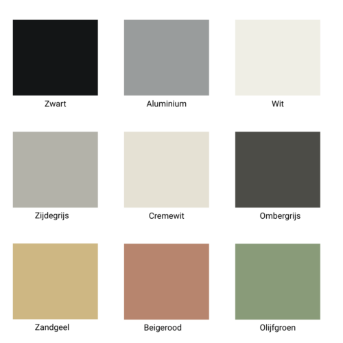 bridge vergadertafel rond Framekleur