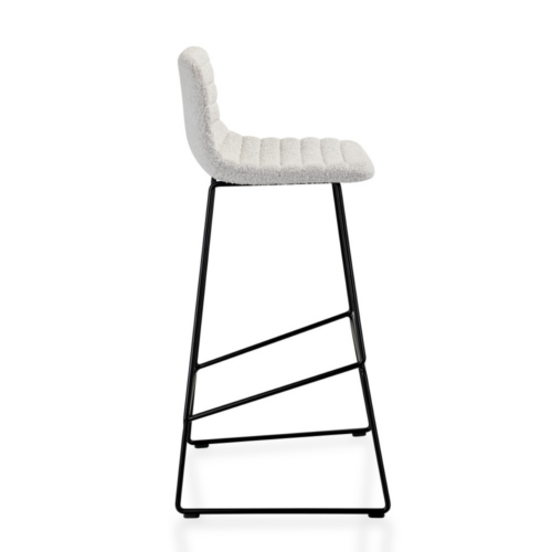 Barkruk 609T in boucle stoffering 4 | Kantoormeubelen Nederland