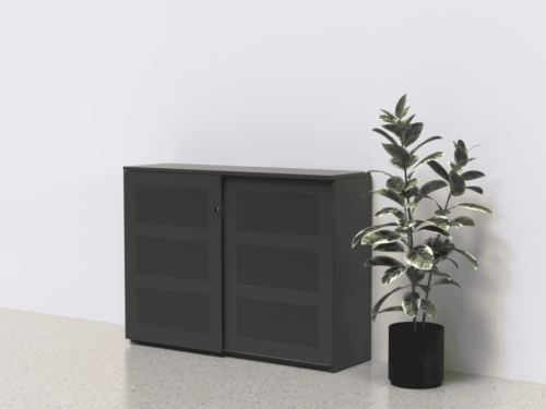 Akoestische Schuifdeurkast Soniq (Hoogte 120 cm) - Afbeelding 2