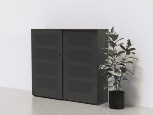 Akoestische Schuifdeurkast Soniq (Hoogte 159 cm) - Afbeelding 3